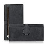 ESTALON Leather Long Bifold Wallet 