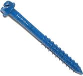Hard-to-Find Fastener 014973210663 Hex Head Tapcon Screws, 1/4 x 2-3/4-Inch, 15-Piece
