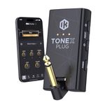IK Multimedia TONEX Plug with Pouch: Portable AI-Powered Guitar & Bass Headphone Amplifier | 40,000+ AI Tone Models, USB-C Audio Interface, Bluetooth & FX for Secure Travel