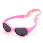 Hifot Baby Boy Girl Sunglasses, UV Protection Polarized Toddler Sunglasses, Flexible Children Kids Sunglasses Non-folding, 6 month-Age 2