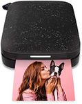 HP Sprocket Mobile Photo Printer (Print Without Ink, Bluetooth, 5 x 7.6 cm Prints) Black