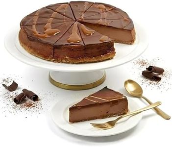 Andy Anand Guilt-Free Delight: Sugar Free Chocolate Fudge Cheesecake 9" | Freshly Baked with California Cream Cheese | Diabetic-Friendly, Decadent & Deliciously Creamy (2 lbs)