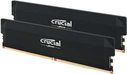 Crucial Pro DDR5 RAM 32GB Kit (2x16GB) 6000MHz CL36, Overclocking Gaming Memory, Intel XMP 3.0 / AMD EXPO, Computer Memory (PC) DDR5 32GB RAM, Black - CP2K16G60C36U5B