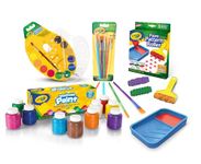 CRAYOLA® Paint extravaganza Activity Set, Art& Craft Value, Home and Back to School Painting Supplies, Gift for Kids, Age 5, 6,7,8,9+