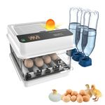 eLabPal 12 Egg Incubators for Hatching Eggs with Automatic Egg Turning, Auto Water Adding, Egg Candler, Temperature Control for Hatching Chickens