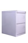 SHUBHAM Furniture Filing Cabinet 2 Drawer | File Cabinet 2 Drawer | Shubham Steel File Cabinet | File Cabinet 2 Door | Metal File Cabinet Off-White Color Legal Size