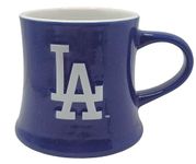 Boelter Brands Large Thick 14oz Speckled Vintage Diner Emblem Mug with Raised Logo and Inner Color (Los Angeles Dodgers)