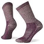 Smartwool Women's Women's Hike Classic Edition Full Cushion Crew Hiking Socks, Bordeaux, M UK