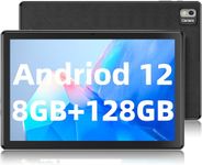 SGIN Tablet 10.1 Inch 8GB RAM 128GB Storage Android 12 Tablet PC, 800x1280 IPS Display, Octa-core Processor, WiFi, Bluetooth, Type-C, 6000mAh Battery