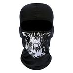 fuinloth Balaclava Ski Face Mask, Motorcycle Cycling Neck Warmer for Helmet, UV Protector Scarf for Men/Women Skull