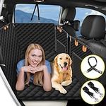 JUSTWOOF Dog Car Seat for Back Seat