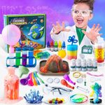 Science Kits for Kids - 70 Experiments Science Kit for Kids Age 6-12 Year Old, STEM Educational Science Toys Gifts for Girls Boys, Chemistry Set, Crystal Growing, Erupting Volcano
