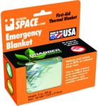 Grabber Outdoors The Original Space Brand Emergency Survival Blanket, Silver (Pack of 3)