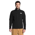 The North Face Men’s Textured Cap Rock ¼ Zip, TNF Black, Medium