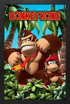 Pyramid America - Donkey Kong Poster - Donkey Kong Jungle - 11 x 17 Framed Poster Wall Art, Ideal for Home Decor, Room Decor, Gaming Room Decor & Living Room Decor