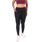 BlissClub Women The Ultimate Leggings Lite with 1 Back Pockets | Polyester | High Waistband | Leggings for Women