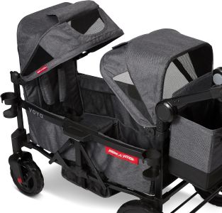 Radio Flyer Voya Stroller Wagon – Convertible Kids Push Pull Cart