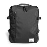 Rangeland New Business Trip Backpack 21L Flight Approved Carry on Daypack 15-inch Laptop Notebook, Travel Commute Gym Sport, All Black