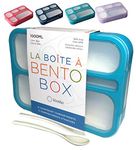 Bento Lunch-Box for Kids Boys Girls | Leakproof School Bentobox | Meal Prep Portion Container Lunch-Boxes for Adults Snacks Lunches | BPA-Free, Microwave Safe, 6 Compartments | Blue