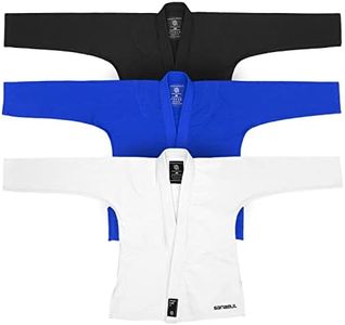 Sanabul Model Zero BJJ Gi Jacket for Men & Women IBJJF Approved Jiu Jitsu Gi Top, White/Black