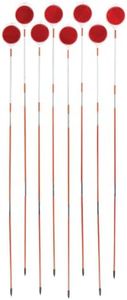 Orange Driveway Reflectors, Set of 8 by LivingSURETM