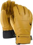 Burton Mens' Gondy Gore-TEX Leather Ski & Snowboard Winter Gloves (Rawhide, Medium)