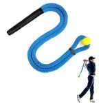 Cusprtm Golf Rope Swing Trainer, Professional Golf Swing Rope Training Aid to Improve Speed, Tempo, Rhythm, Flexibility and Strength, Golf Warm-Up Practice Equipment for Golfers of All Levels (Blue)