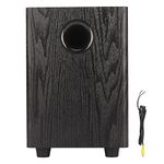 Passive Subwoofer, 150W High Power Passive Subwoofer, Home Audio Subwoofers, with 40mm Machine Damping Base, Low Pass Filter, for Home Theater Stereo System, 6.5 Inch, Black