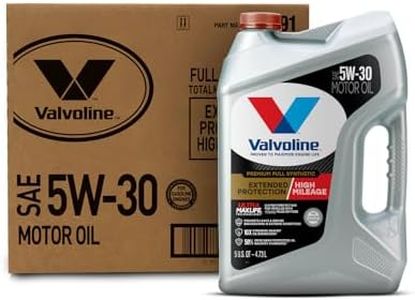 Valvoline Extended Protection High Mileage with Ultra MaxLife Technology 5W-30 Full Synthetic Motor Oil 5 QT, Case of 3