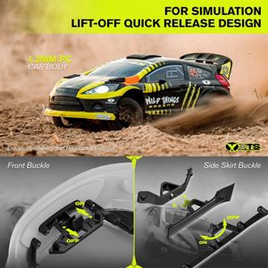 CROBOLL RLAARLO 1/10 Brushless RC Drift Car – High Speed Remote Control