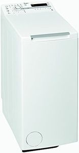 Lave linge Top 6 Kg Whirlpool TDLR60210 - Lave linge Chargement par le dessus - Essorage 1200 tr/min - Départ différé - Affichage temps restant - 76 dB - Pose libre - Classe énergétique A+++