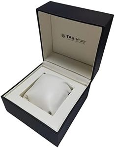 ROUHO Caja de Reloj de Madera Hecha A Mano Reloj Exhibición Caja de Cuero Reloj Organizador para T-A-G HE-UE-R AQUARACER CAR-RE-RA