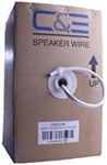 C&E CNE63744 500-Feet 12AWG 2 Conductor Enhanced Loud Oxygen-Free Copper Speaker Wire Cable