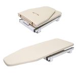 Nisorpa Folding Ironing Board Rotatable 180° Drawer Ironing Platform With Heat-resistant Cover for Space Saving 800 x 310MM