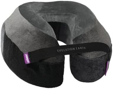 Cabeau Evolution Earth Memory Foam Travel Neck Pillow with 360° Head, Neck and Chin Support (Wind)