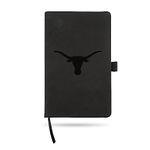 Rico Industries NCAA Texas Longhorns Black Jounral/Notepad 8.25" x 5.25"- Office Accessory