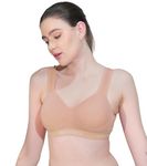 BODYSIZE Women's Everyday Wear Wire Free Padded Sports Bra SF-28 (Havily Padded, Gym Bra, Yoga Bra) | Everyday Wear, Sweat Absorbent, Soft Cotton Fabric for Ultimate Comfort (Skin : 38 - B)