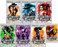 Skulduggery Pleasant Series 10-15 Plus World Book Day Collection 7 Books Set By Derek Landy (Resurrection, Midnight, Bedlam, Seasons of War, Dead or Alive, Until the End & Apocalypse Kings)