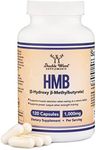 HMB Supplement, Third Party Tested, Non-GMO, Gluten Free, 120 Capsules, 1000mg, by Double Wood