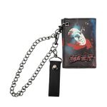 Friday the 13th Jason Voorhees Mask Trifold Wallet with Chain