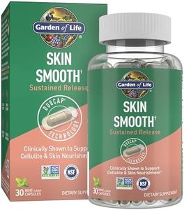 Garden of Life Skin Smooth Sustained Release Duo Caps, Best Skincare Supplement for Smooth, Radiant Skin with Hyaluronic Acid, Vitamins A & C, and SOD B Dimpless, Gluten-Free, 30 Plant-Based Capsules
