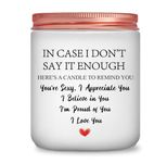 Candle Gifts for Her, Anniversary Birthday Scented Candles Gifts for Women, Valentines Day Romantic I Love You Gifts for Girlfriend Wife Fiancee Couple