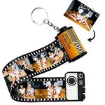 Personalized Keychain,Custom Keychain,Personalized Gifts,Custom Keychain with Photo,Film Roll Keychain with Picture Keychain