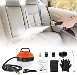 BEAMNOVA Steam Cleaner for Home Use Car Detailing Steamer for Cleaning Handheld Furniture Portable High Pressure Multipurpose Steam Machine with 1.4L 0.37Gal Water Tank 2500W for Tiles Upholstery Floor