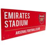 Arsenal FC Street Sign (One Size) (Red)