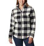 Columbia Women's West Bend Full Zip, Chalk Check Print, 2X Plus