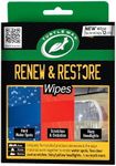 Turtle Wax Renew & Restore Compound Wipes, Light Scratch Remover and Headlight Restoration Kit, Effective Water Spot Remover, For Home, Auto, & Marine Use on Glass, Metal, Plastics & More (Pack of 12)