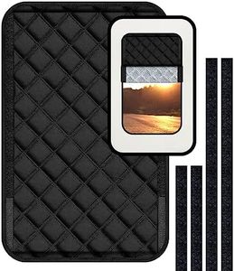 X-PREK RV Door Window Shade Cover-25" X 16" Foldable at Will Camper Sun Shade Waterproof Blackout Privacy Screen Window Cover Fits for Most RV 25 * 16