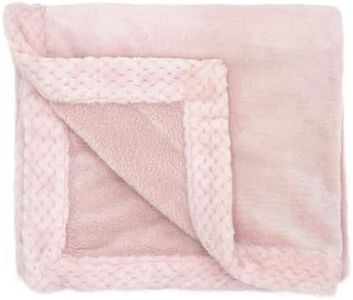 aden + anais Plush Blanket - Soft Minky Baby Blanket for Infants, Toddlers, Kids, for Crib, Stroller, Travel, Blush Pink