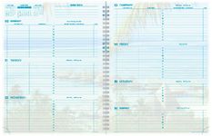 Day-Timer Coastlines 2-Page-Per-Week Wire-bound Refill, Notebook Size, 8.5 x 11 Inches, January - December, 2013 (D13172-1301)
